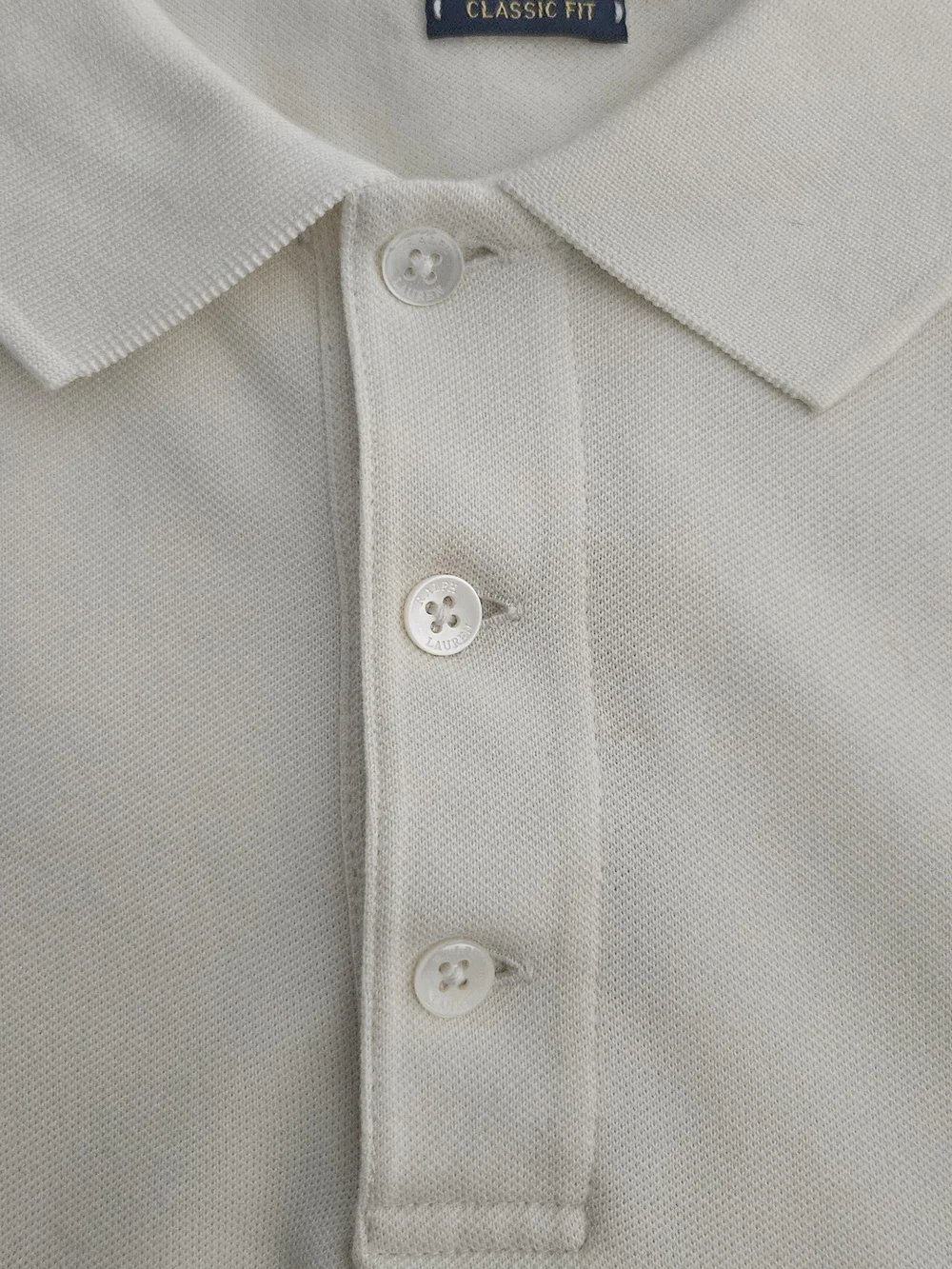 New-Polo by Ralph Lauren Men’s Classic Fit Polo - Cream